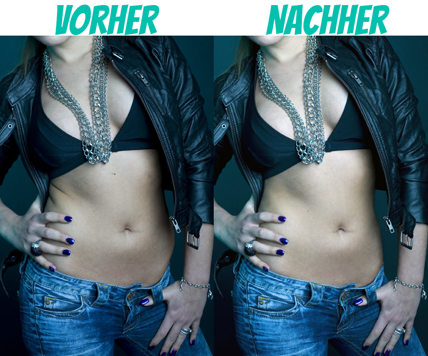 Retouche Bild Beispiel - Photoshop Saarland